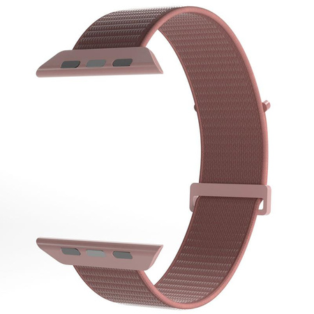 PURO Nylon Sport - Bracelet pour Apple Watch 38/40/41 mm (Rose)