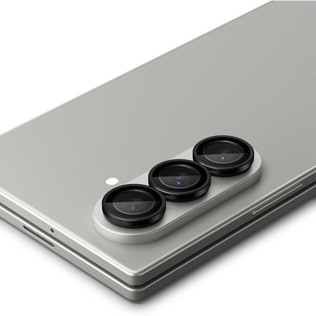 Spigen Optik Pro HD GLAS.TR EZ Fit Camera Protector 2-Pack - Lens protection glass for Samsung Galaxy Z Fold 7 (2 pcs)(Black)