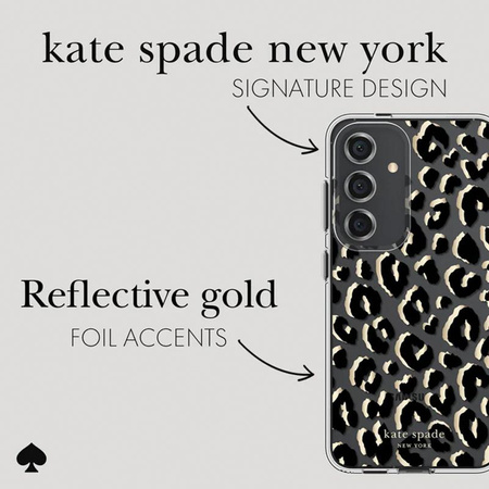 Kate Spade New York Protective Case - Samsung Galaxy S24 Case (City Leopard)