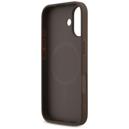 ETUI MAGSAFE GUESS DO IPHONE 17 BRĄZOWE CASE MAGNETYCZNE ELEGANCKIE