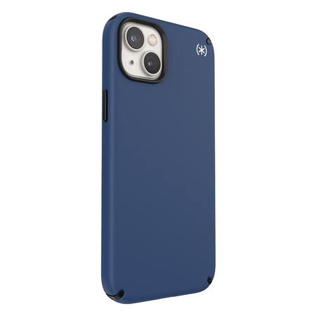 Speck Presidio2 Pro - Antibacterial iPhone 14 Plus Case (Coastal Blue / Black / White)