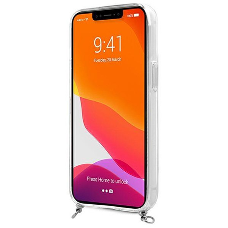 Guess 4G Silver Stripe Crossbody - iPhone 13 Case