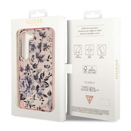 Guess Flower Collection - Etui Samsung Galaxy S23 (rose)