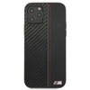 BMW Carbon Tricolor - Etui iPhone 12 Pro Max (czarny)