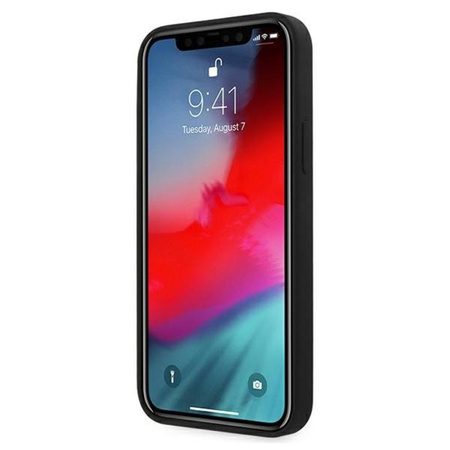 Silikonové pouzdro Karl Lagerfeld Choupette Head - iPhone 12 / iPhone 12 Pro (černé)