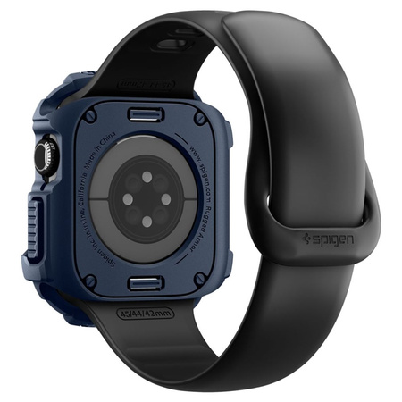 Spigen Rugged Armor V2 - Case for Apple Watch 10 / 11 42 mm (Navy Blue)