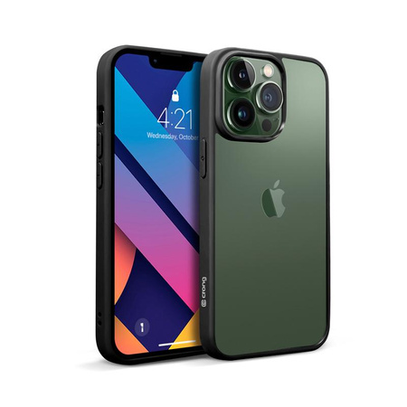 Crong Clear Cover - Case for iPhone 13 Pro Max (Black)