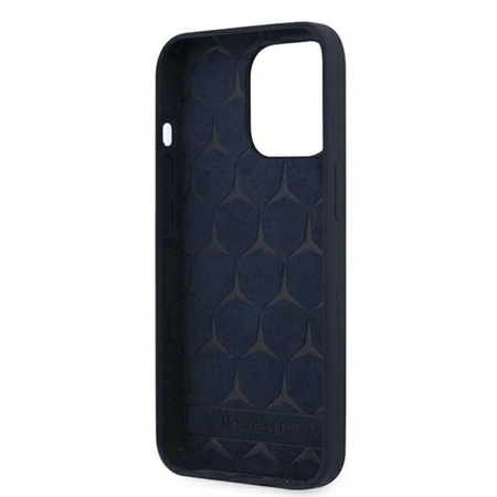 Mercedes Silicone Line - Etui iPhone 13 Pro Max (granatowy)