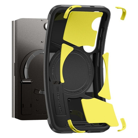 Spigen Tough Armor MagSafe - Gehäuse für Samsung Galaxy S25+ (Schwarz)