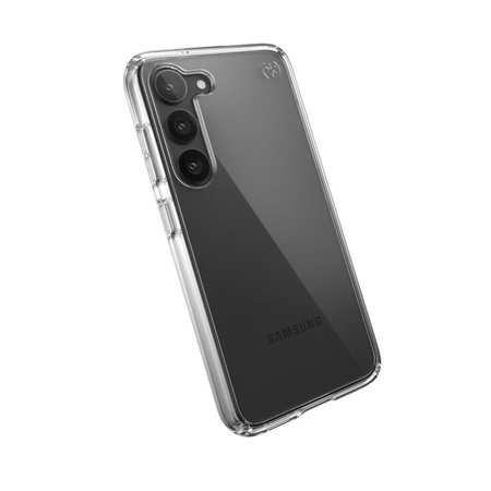 Speck Presidio Perfect-Clear - Étui pour Samsung Galaxy S23 avec revêtement MICROBAN (transparent)