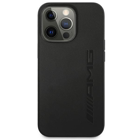 AMG Leather Hot Stamped - iPhone 14 Pro Case (black)