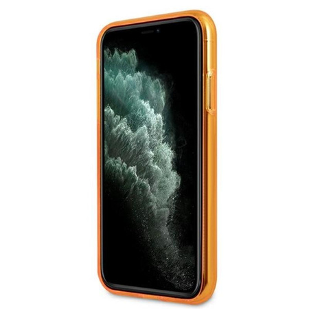 Karl Lagerfeld Choupette Head - iPhone 11 Hülle (fluo orange)