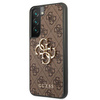 Guess 4G Big Metal Logo - Etui Samsung Galaxy S22 (brązowy)