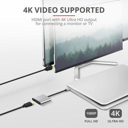 Trust Dalyx 3 az 1-ben - Adapter
