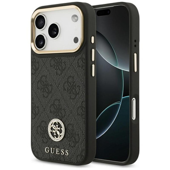 ETUI DO IPHONE 17 PRO do MAGSAFE GUESS CZARNE ORYGINALNE ELEGANCKIE MODNE