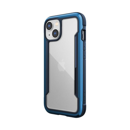 X-Doria Raptic Shield - Aluminum Case for iPhone 14 (Drop-Tested 3m) (Marine Blue)