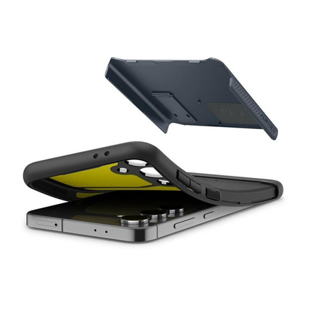 Spigen Slim Armor - Gehäuse für Samsung Galaxy S24 FE (Metall Schiefer)