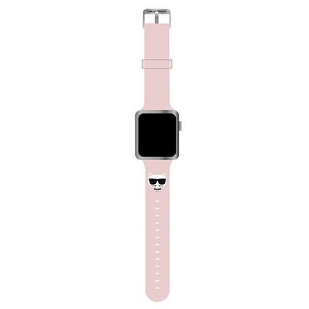 Karl Lagerfeld Silikon Choupette Head - Armband für Apple Watch 38/40/41 mm (rosa)