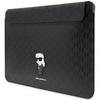 Karl Lagerfeld NFT Saffiano Monogram Iconic Karl Sleeve - pouzdro na 14" notebook (černé)