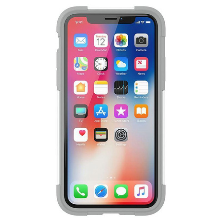 Griffin Survivor Fit - Coque blindée pour iPhone X (blanc/gris)