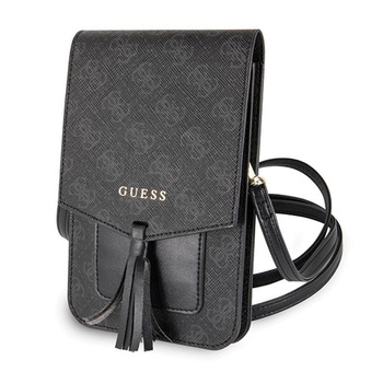 Guess 4G Uptown Wallet Phone Bag - taška s přihrádkou na smartphone (černá)
