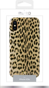 PURO Glam Leopard Cover - Coque pour iPhone Xs / X (Leo 1)