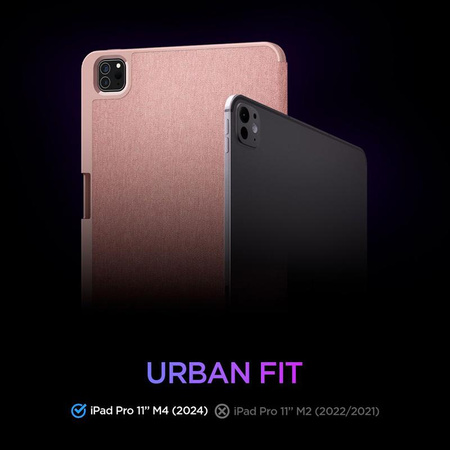Spigen Urban Fit - pouzdro pro iPad Pro 11" (M5, 2025 / M4, 2024) (Rose Gold)