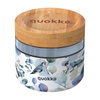 Quokka Deli Food Jar - Glas-Lebensmittelbehälter / Lunchbox 820 ml (Blue Nature)