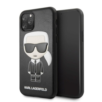 Karl Lagerfeld Iconic Karl Embossed Fullbody - pouzdro pro iPhone 11 Pro (černé)