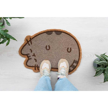 WYCIERACZKA POD DRZWI WEWNĘTRZNA, Kokosowa, Kot Pusheen, Dywanik do Butów 40x60