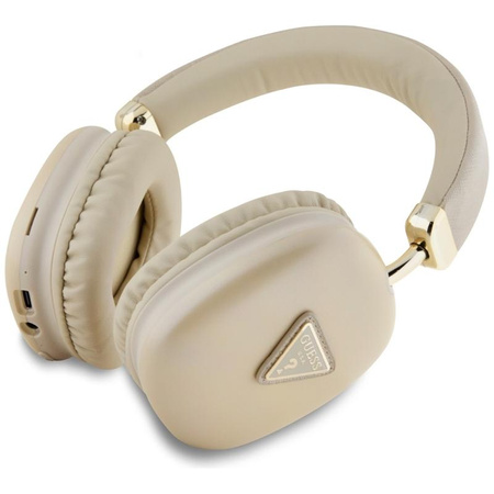 Guess Metallic Triangle Logo - Wireless Over-Ear Headphones Bluetooth V5.3 (gold)