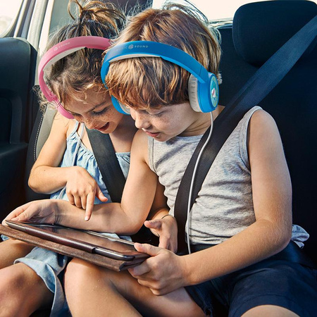 Cellularline Music Sound Play Patch - In-Ear-Kopfhörer für Kinder (hellblau)