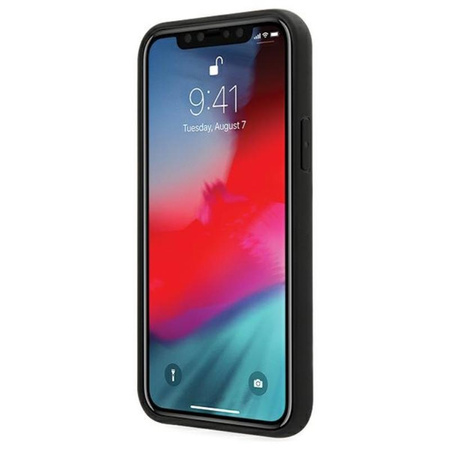 Karl Lagerfeld 3D gumové pouzdro s hlavou Karla - iPhone 12 / iPhone 12 Pro (černé)