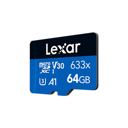 Lexar - Karta pamięci microSDXC 4K UHD pojemność 64 GB