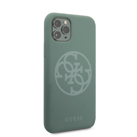 Silikonové pouzdro Guess 4G Tone to Tone - iPhone 11 Pro (khaki)