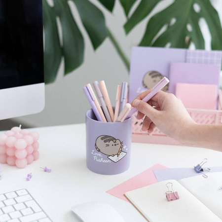 PRZYBORNIK PUSHEEN NA BIURKO DLA DZIECI ORGANIZER POJEMNIK Z KOTEM