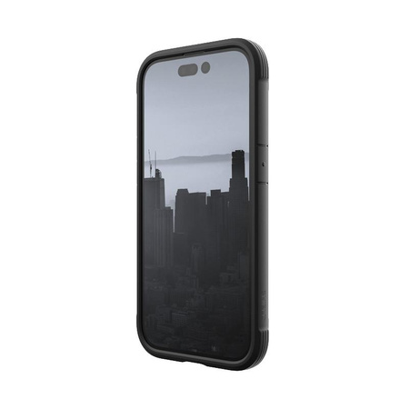 X-Doria Raptic Shield - Coque en aluminium pour iPhone 14 Pro (Testé en chute de 3m) (Noir)