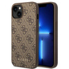 Guess 4G Metal Gold Logo - Coque pour iPhone 14 Plus (marron)