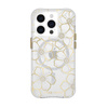 Case-Mate Floral Gems MagSafe - iPhone 15 Pro Case (Gold)