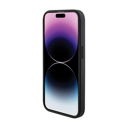 Guess Grip Stand 4G Triangle Strass Logo - iPhone 15 Pro Max Case (black)