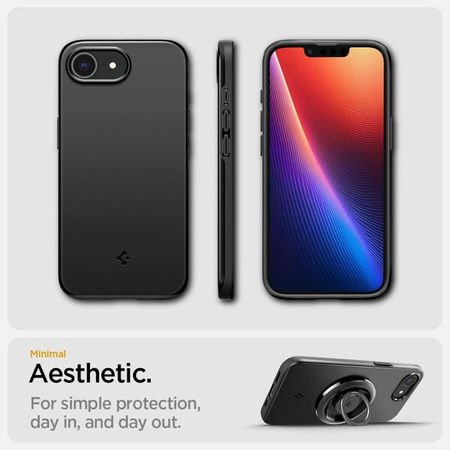 Spigen Thin Fit MagSafe - étui pour iPhone 16e (Noir)