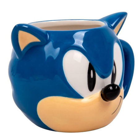 Ježek Sonic - 3D keramický hrnek 250 ml + Puzzle 100 dílků