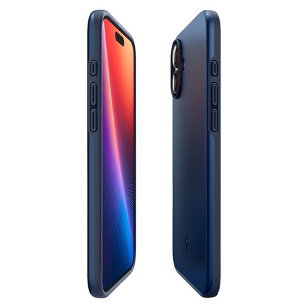 Spigen Thin Fit MagSafe - Case for iPhone 16 (Navy Blue)