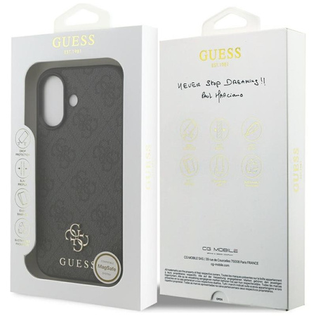 Guess 4G Small 4G and Classic MagSafe - Case for iPhone 17 (black)