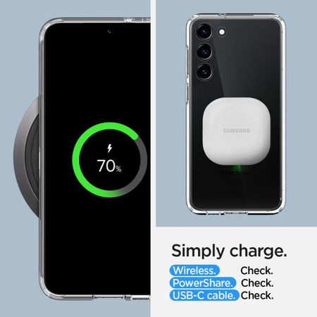 Spigen Ultra Hybrid - Pouzdro pro Samsung Galaxy S23 (Transparentní)