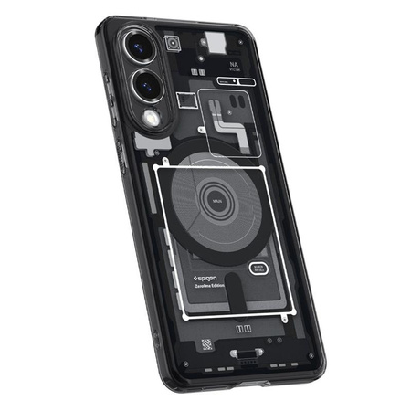 Spigen Ultra Hybrid MagSafe - Gehäuse für Samsung Galaxy S25 Edge (Zero One Black)