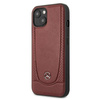 Mercedes Leder Urban - Tasche iPhone 13 mini (Rot)