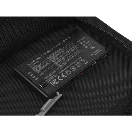 Green Cell SolarCharge - Ładowarka solarna o mocy 21W z funkcją power banka 10000 mAh USB-C 18W PD USB-A QC