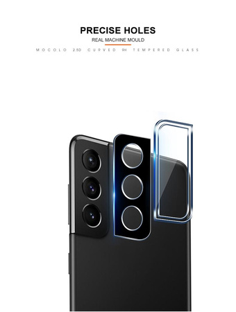 Mocolo Silk Camera Lens Glass - Verre de protection pour l'objectif de l'appareil photo du Samsung Galaxy S22 / S22+