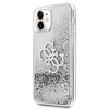 Guess Liquid Glitter 4G Big Logo - Etui iPhone 11 (srebrny)